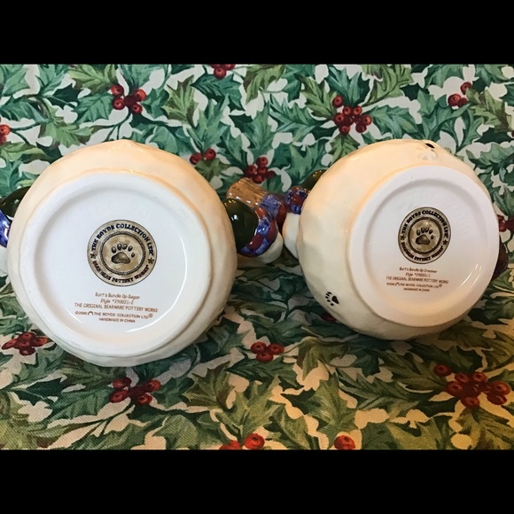 The Boyd’s Collection: Bundle Up Snowman Teapot Set ... Rare - Picture 8 of 12